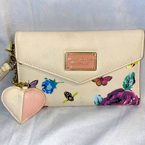 Betsey Johnson butterfly wristlet